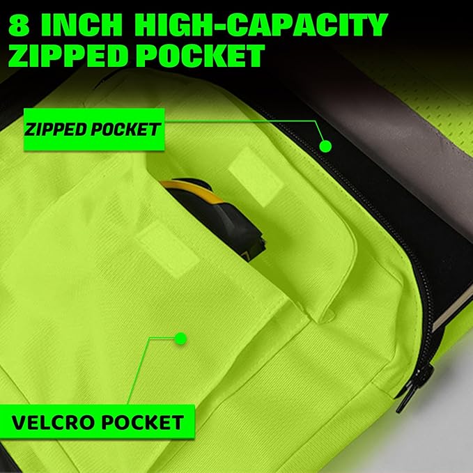 BeautyWill Custom Logo Safety Vest Class2 High Visibility Reflective Vest Breathable Construction Vest