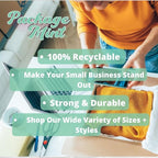 6x9 Poly Mailers – Floral Daisy – Waterproof, Tear-Resistant Shipping Bags with Adhesive Seal – 200 Pack – Package Mint