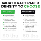 IDL Packaging 36" x 14400" (1200 feet) - USA-Made Large Brown Kraft Paper Roll - 30lb Thickness - Natural Kraft Wrapping Paper for Packing, Void Filling - Craft Material for Kids Art Projects