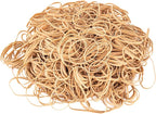 Rubber Bands Size 33, Bulk Pack of 5lb (3,000) Tan Rubber Bands, 3.5"x1/8", Made In USA