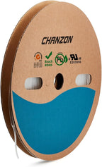 Chanzon 2:1 Ratio - 80Ft Roll - 1/16" (1.5mm) Heat Shrink Tubing 2:1(25M Total Length) Clear/Transparent Polyolefin Sleeving Wrap Shrinking 2 to 1 1pcs