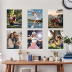 12PCS 6" x 9" Clear Rigid Card Sleeves – Waterproof Hard Plastic Protectors for Postcards, Prints, Photos, Trading & Sports Cards – Top Load Jumbo Sheet Holders