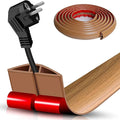 Floor Cable Cover Strips SelfAdhesive Cord Organizers for Wall Durability Wear Resistant for Wall Protections