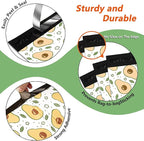 Poly Mailers 6x9 Inch 100 Pcs - Avocado printed Shipping Bags, 2.4mil Thickness, Waterproof and Tear Resistant Mailing Envelopes, Self-Sealing Packaging Bags for Small Business