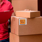 Packing List Enclosed Shipping Envelope 5.5"x10" Full Face Pouches Adhesive Bags Case of 1000