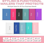 Light Pink Extra Large Poly Bubble Mailers 14.25x20 inch #7 | Self Seal Large Padded Envelopes | Air Cushioned Bubble Mailer | Usable Size 14.25x19 Lightweight Mailing Shipping Bags| 100 Pack Bulk