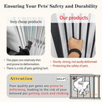 Lumizone Extra Tall Pet Gate 55.12" High Pressure Mounted 30.12"-34.05" Extra Wide (9 Sizes) 1.37" Gap for Cat Dog Stairs Doorway Hallway No Drilling Auto-Close (30.12"-34.05" W, Black)