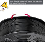 iSANMATE ASA 3D Printer Filament Bundle 4KG (8.8lbs), UV & Weather Resistant 3D Printer Filament Perfect for Outdoor Functional Parts, Black(4-Pack)