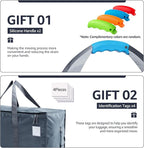 Moving Bags Heavy Duty Extra Large, Moving Boxes, Moving Supplies Essentials,Storage Bins with Lids, Plastic Packing Totes, Storage Bags for Clothes with Handles & Zippers(Grey, 4 Pack)