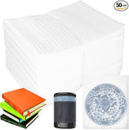 12'' x 14'' Cushion Foam Pouches, 50Pcs Packing Cushioning Supplies for Moving, Foam Wrap Pouches Protect Fragile Items, Cushioning Foam Padding for Packaging Dishes/China/Cups/Plates/Mugs