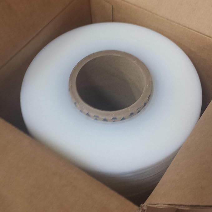 20" x 5000 Ft Machine Stretch Wrap, 80 Gauge Industrial Strength Pallet Wrap, Clear 40 Rolls