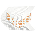 Sunshine Tape Quick Aggressive Hairpiece Wig Tape (36 Pieces) - AA Curve - Double Sided Adhesive Tape for Toupee Lace Front Wig Strong Hold Waterproof Strips