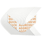 Sunshine Tape Quick Aggressive Hairpiece Wig Tape (72 Pieces) - AA Curve - Double Sided Adhesive Tape for Toupee Lace Front Wig Strong Hold Waterproof Strips