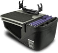 AutoExec GripMaster Car Desk for Your Vehicle Workstation and Mobile Office, Grey with Printer Stand