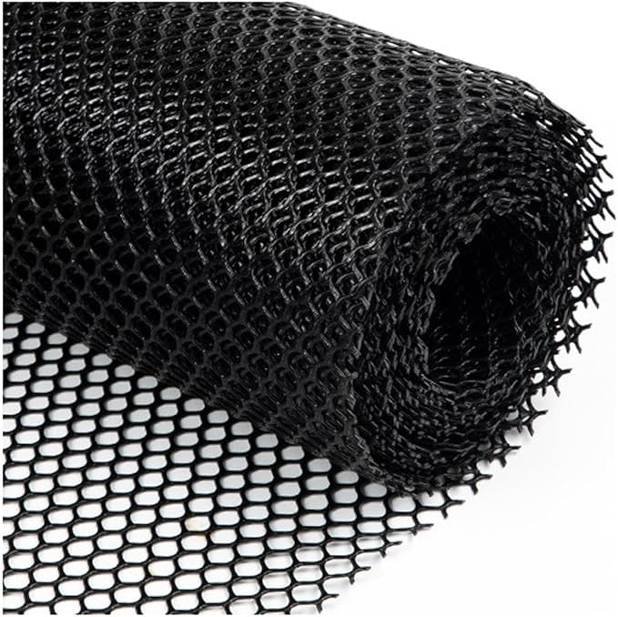 Plastic Wire Mesh Fence, Fencing Chicken Wire Fence with 1.8cm/0.7in Mesh Holes, for Pet Fencing Garden Balcony Grass Protection Farm Crafts(Size:Mesh 0.7in-3.3ft Wx33ft L,Color:Black)