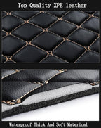 Trunk Cargo Liner for Mercedes GLE Coupe GLE300 GLE320 GLE350 GLE400 2020-Current Full Coverage Protection Trunk Mats Black w/Gold Stitching
