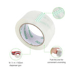 36 Rolls 55 Yards Roll, Total 1980 Yards Clear Heavy Duty Packing Tape for Shipping Packaging Moving Sealing, 2.8 mil Thick, 1.88 inches Wide