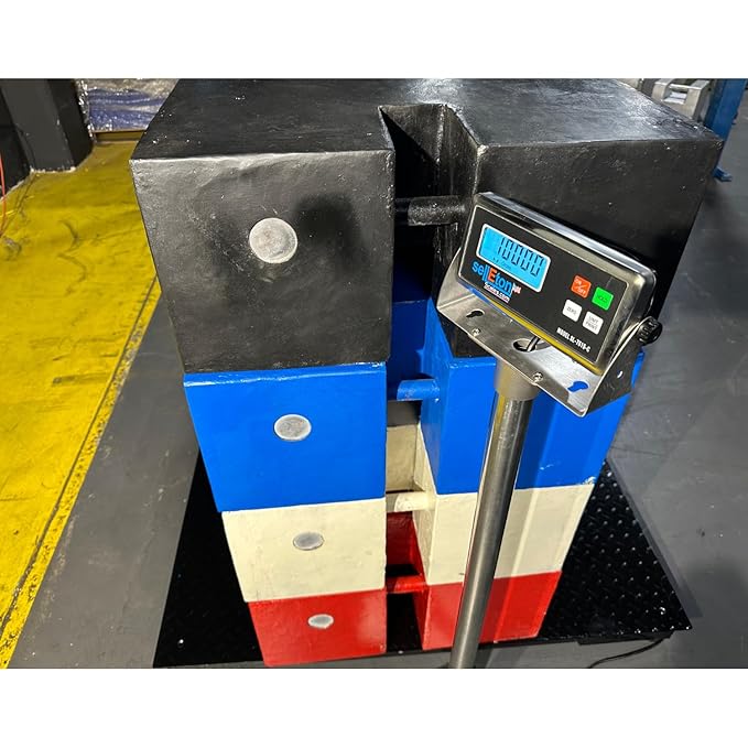 SellEton SL-4040-5k-NN 40" x 40" Industrial Floor Scale l 5000 lbs x 1 lb l Warehouse Pallets