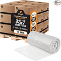 Xpose Safety Clear Plastic Sheeting (Bulk Half Pallet 25 Pack) – 10' x 100' Rolls – Heavy Duty 10 Mil Poly Sheet – Waterproof, Dustproof, Vapor Barrier – for Construction, Painting, Industrial Use