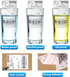 FungLam 100 Rolls 4x6 Direct Thermal Shipping Labels, 250 Labels Per Roll, 1" Core, Perforated, White Mailing Postage Shipping Label Compatible with Zebra 2844 ZP-450 ZP-500 ZP-505