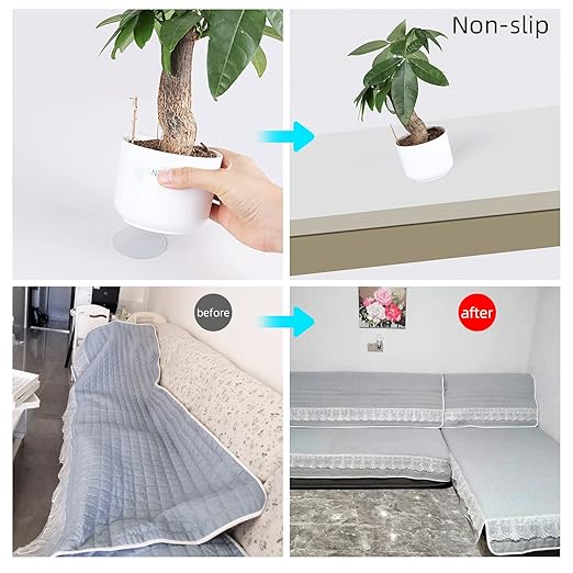 Adhesive Pads, 10PCS Double Sided Circular Mounting Tape, Waterproof, Heavy Duty, Removable, Clear, 2in (50mm), for Walls Hanging, Indoor Use