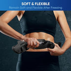 APEXUP Gel Ice Packs for Injuries Reusable, Flexible Double Sided Cold Packs for Injuries, Ice Pack for Knee, Shoulder, Back, Hip, Leg, Arm (Black, L, 1PK)