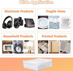 12'' x 16'' Cushion Foam Pouches, 50Pcs Packing Cushioning Supplies for Moving, Foam Wrap Pouches Protect Fragile Items, Cushioning Foam Padding for Packaging Dishes/China/Cups/Plates/Mugs