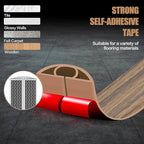 Floor Cord Cover Self Adhesive Cord Hider,10FT Cable Management, Extension Strip Protector for Wires, Prevent Cable Trips for Offices, Gyms, Exhibitions Cavity:0.47"(W) x0.35(H) Woodsmokedbrown