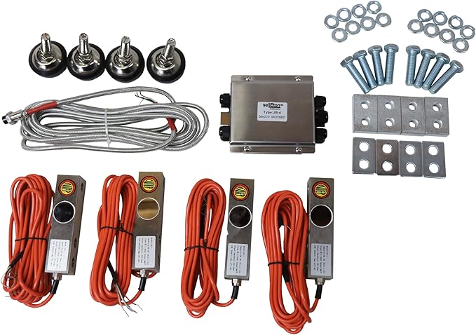 Liberty LS-720 Multi-Purpose Weighing Kit NTEP Floor Scale (Legal for Trade) with Shear Beam Load Cells (2k lb(4) x 1k lb Each)