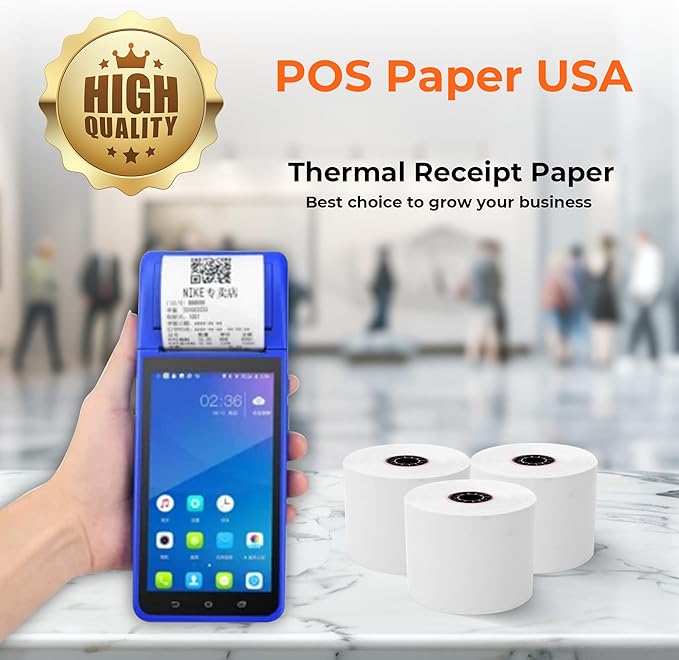 2 1/4" x 150' Thermal Paper (50 Rolls/Case) - BPA Free