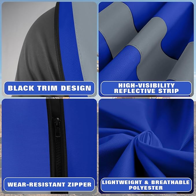 BeautyWill 10/20 Pack Custom Logo Safety Vest,Bulk High Visibility Class 2 Reflective Work Vests