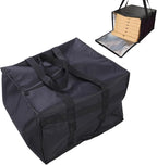 Yosoo Health Gear Insulated Pizza Delivery Bag 20x20x14 Inches Cooler Warmer Food Carrier Reusable Thermal Pizza Transport Bag with 600D Oxford Fabric Aluminum Foil Lining for Grocery Shopping