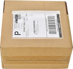 SJPACK 7.5" x 5.5" Shipping Label Sleeves, Clear Adhesive Top Loading Packing List, Label Envelopes Pouches - 500 packs