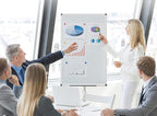 BIBOC Mobile Dry Erase Board – 36x24 inches Magnetic Portable Whiteboard Stand Adjustable Easel White Board Flipchart Easel Board with 25 Sheets Paper Pad 1 Eraser, 2Markers (24x 36 inches)