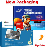 Uinkit Thermal Laminating Pouches Variety Small Size 5mil Thickness Card Notecard ID Badge Business Photo Size Professional Quality Dry-Erase Friendly Sheets Glossy Clear Laminator Pouch,100 Pack
