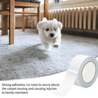 WINNOW Heavy Duty Double Sided Rug Tape 2 Inch x 45 Yards – Carpet Tape Gripper for Wood, Tile & Carpet, Non‑Slip, Strong Hold, Removable