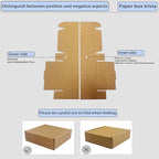 5x5x1.5 inch Small Shipping Boxes 50 Pack, Brown Corrugated Cardboard Mailer Boxes Bulk for Packaging Business Mailing Gift，Mini Mailer Boxes for Packaging Supplies Business Present
