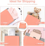 Metronic Poly Mailers 10x13 100 Pcs | Medium Size Shipping Bags for Clothes | Large Poly Mailer Bags, Shipping Envelopes, Mailing Bags for Small Business, Strong Adhensive Poly Bags Pink