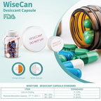 1 Gram 250 Packs Silica Gel Desiccant Canister,Orange to White Indicating Desiccants Capsules, Moisture Absorbers for Food Storage, Food Grade Desiccant Dehumidifiers