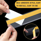 Fainne 100 Pcs 1.25 Inch Shelf Label Strip Holders Plastic Wire Shelf Price Tag Holder Self Adhesive Clear PVC Front and Back Labels Strip for Gondola Price Tag Wood Metal Rack, 48 Inches Long