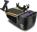 AutoExec AE-GMCD-PI-PS-PM-TAB-11M GripMaster Car Desk for Your Vehicle Workstation and Mobile Office, Natural with 400 watt Power Inverter, Printer Stand, Phone Mount and Tablet Mount