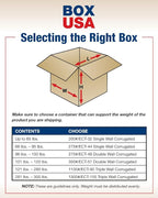 BOX USA Shipping Boxes 18"L x 18"W x 18"H, 20-Pack Medium Corrugated Cardboard Boxes for Shipping, Mailing, Packing, Packaging and Storage