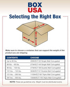 BOX USA Shipping Boxes 18"L x 9"W x 9"H 25-Pack Long Corrugated Boxes for Moving, Shipping, Mailing, Packing, Packaging and Storage