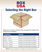BOX USA Shipping Boxes 28"L x 6"W x 6"H 20-Pack Long Corrugated Boxes for Moving, Shipping, Mailing, Packing, Packaging and Storage