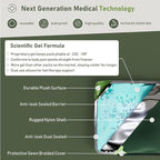 Extra Large Gel Ice Packs for Injuries Reusable - Flexible Gel Ice Packs Reusable, Hip, Shoulder, Back Pain Relief - 14" x 22" - Green