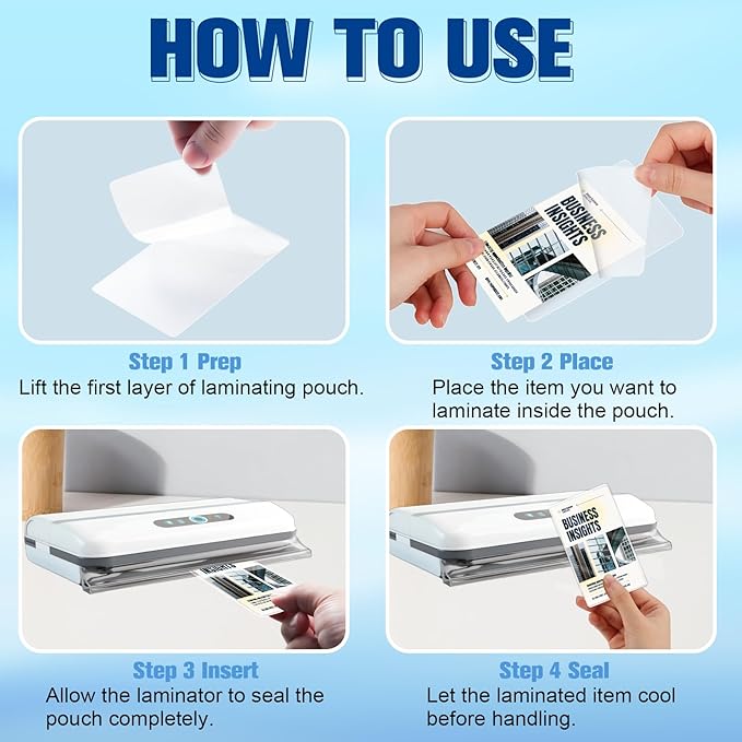 1000 Pack 5mil 2.25“x3.75" Thermal Laminating Pouches Badge Laminate Pouches Clear Laminated Luggage Tags Printable Laminator Pouches for Business Permits Cards (1000, 2.25“x3.75"-5mil)