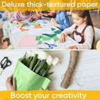 18" x 1200" (100 ft) Light Green Kraft Paper (Case of 16 Rolls), 45 lbs Thickness, Made in USA Kraft Paper for School, Art Colored Paper, Gift Wrapping Paper, Packing Paper for Moving
