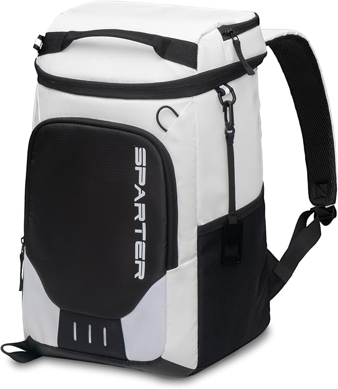 SPARTER Backpack Cooler Insulated Leak Proof 33/49 Cans, 2 Insulated Compartments Thermal Bag, Portable Lightweight Beach Travel Camping Lunch Backpack for Men and Women