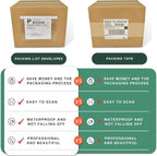 7.5'' x 5.5'' Packing List Pouches, Shipping Label Envelopes Clear Adhesive Top Loading Packing List - 50 Pack