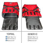 Pizza Bag, Thermal Pizza Delivery Bags Insulated Pizza Delivery Bag Pizza Boxes Professional Warmer Carrier Moisture Free for 3-12" or 3-14" (Red, 15"X15"X7")